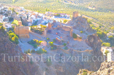 Vista general del Castillo de la Iruela